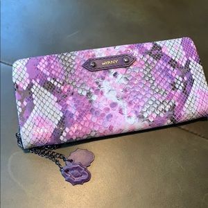 OrYany leather “snakeskin” wallet/clutch